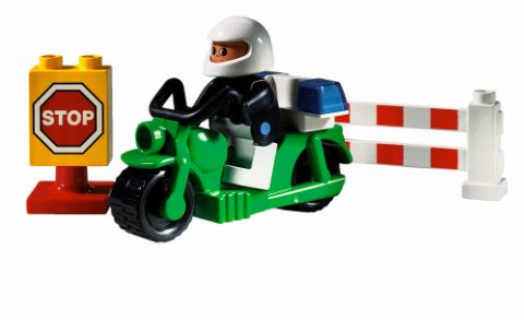 Zestaw LEGO® Action Police Bike (Duplo)