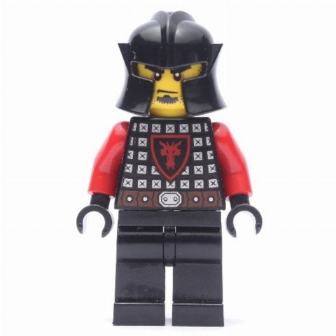 Minifigurka Dragon Knight, Red, Helmet, Soul-patch