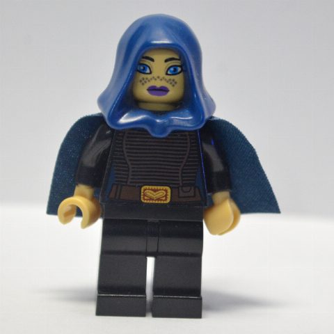 Minifigurka Barriss Offee, Dark Blue Hood and Cape
