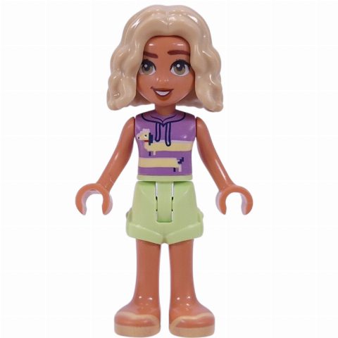 Minifigurka Nova, Lavender Top, Yellowish Green Skirt