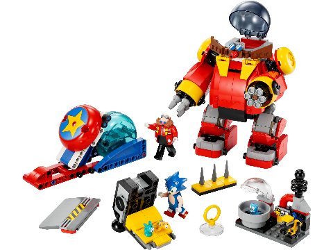 Zestaw LEGO Sonic vs Dr Eggman's Death Egg Robot (Sonic The Hedgehog)
