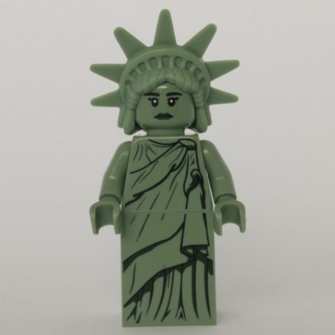 Minifigurka Lady Liberty (3626c Head) - Plastic Crown