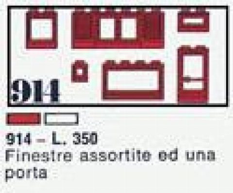 Zestaw LEGO Windows, White (System)