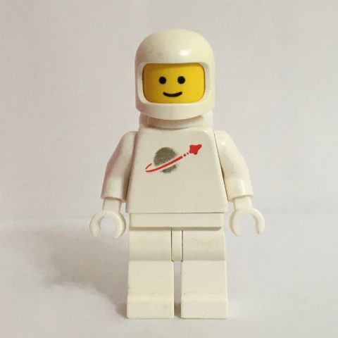 Minifigurka Classic Spaceman, White with Airtanks (3842a Helmet)