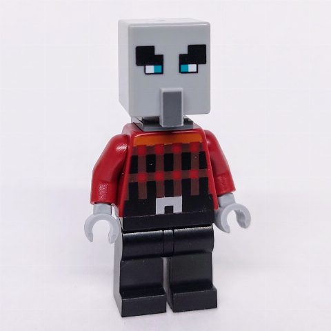 Minifigurka Pillager, Black Legs, Neck Bracket, Narrow Eyes