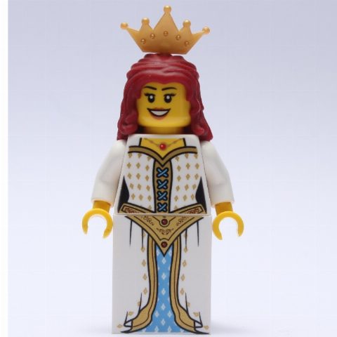Minifigurka Maiden (Blue Lion) - Dark Red Hair