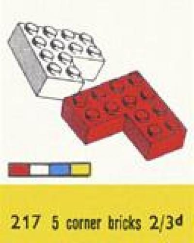 Zestaw LEGO® 4 x 4 Corner Bricks (System)