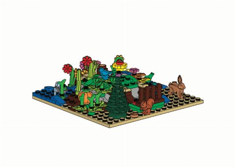 Zestaw LEGO Botanical Minifigure Stand (Other)