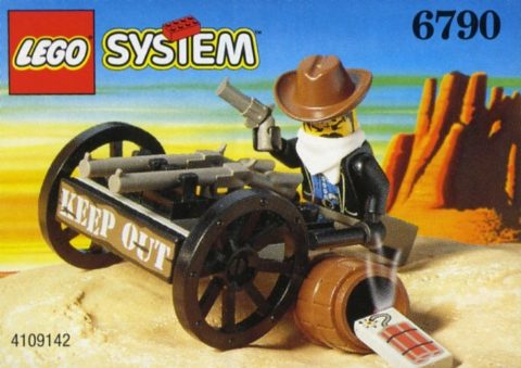 Zestaw LEGO Bandit's Wheelgun (Boxed) (Western)
