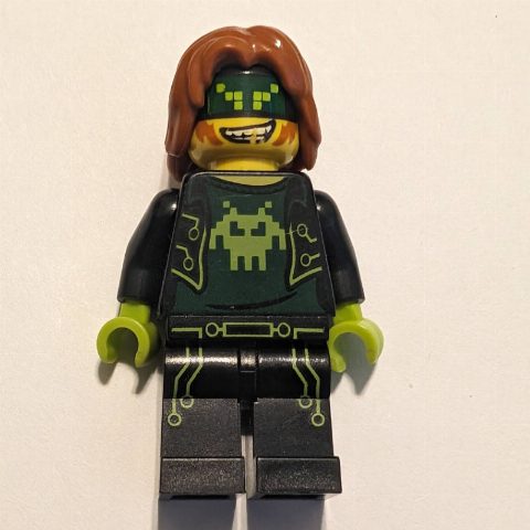 Minifigurka Terabyte with Dark Orange Hair