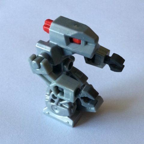 Minifigurka Devastator with Pearl Light Gray Torso and Red Eyes