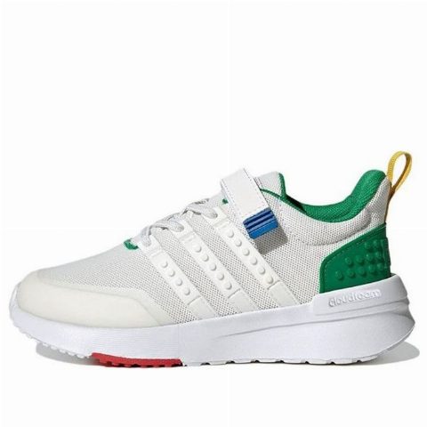 Zestaw LEGO® adidas Racer TR21 x LEGO (White Green) - Kids Shoes (Gear)