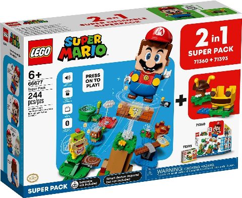 Zestaw LEGO® 2 in 1 Super Pack (Super Mario)