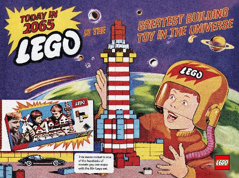 Zestaw LEGO® 1965 Retro Art Print (Gear)