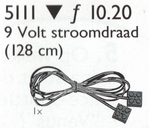 Zestaw LEGO® 9V Motor Wire, 128cm (Service Packs)