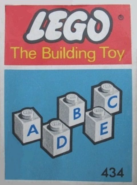 Zestaw LEGO® 50 lettered bricks (The Building Toy) (System)