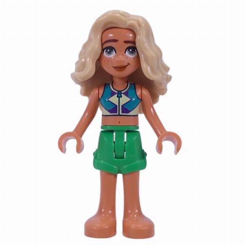 Minifigurka Sage - Dark Azure Top, Bright Green Shorts