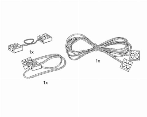 Zestaw LEGO® 9-Volt Connecting Leads (Educational and Dacta)