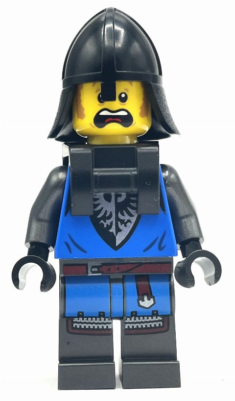 Minifigurka Knight, Black Falcon, Neck Bracket
