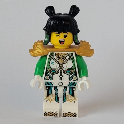Minifigurka Mei, White Armor, Pearl Gold Should Guard