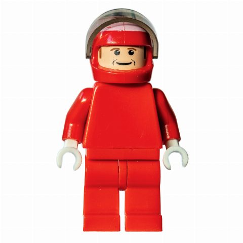Minifigurka Race Driver - R. Barrichello RF. Massa - Printed Helmet
