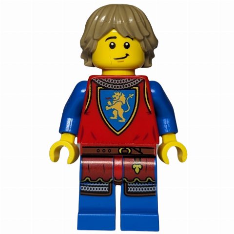 Minifigurka Knight, Dark Tan Hair