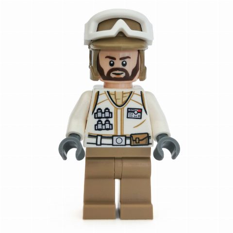 Minifigurka Rebel Trooper in Hoth Uniform, Dark Tan Hat, Dark Brown Beard