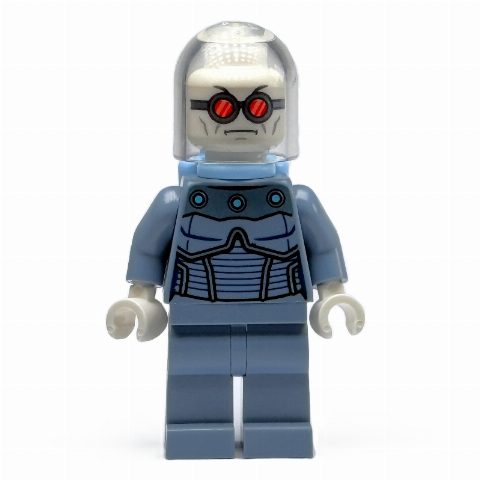 Minifigurka Mr. Freeze, Sand Blue Suit, Bright Light Blue Tanks