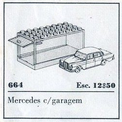 Zestaw LEGO® 1:87 Mercedes 220 S (System)