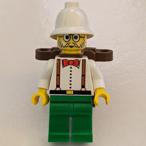 Minifigurka Dr. Charles Lightning with Backpack