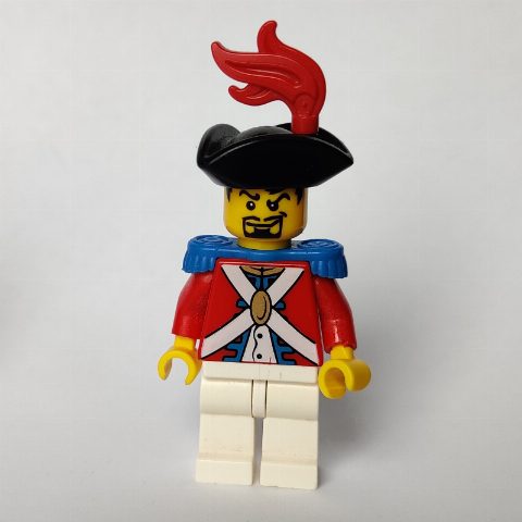 Minifigurka Soldier (Imperial Soldier II) - Black Beard, Blue Epaulette, Red Plume