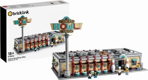 Zestaw LEGO Retro Bowling Alley (BrickLink Designer Program)