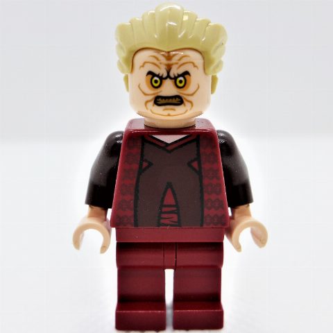 Minifigurka Chancellor Palpatine, Dark Red Outfit (Episode 3)
