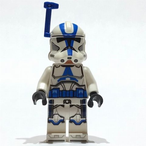 Minifigurka Clone Officer, 501st Legion, White Arms, Blue Rangefinder