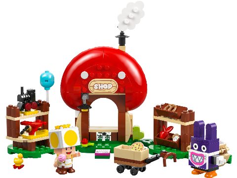 Zestaw LEGO Nabbit at Toad's Shop (Super Mario)
