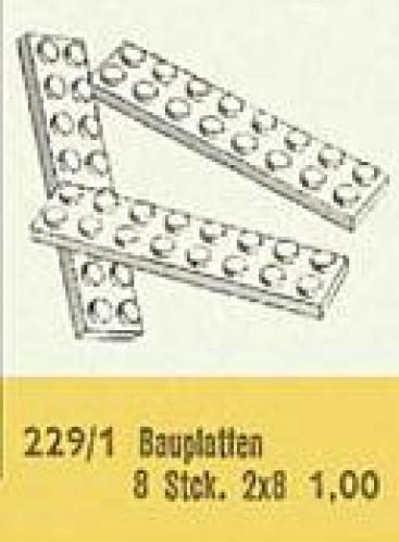 Zestaw LEGO® 2 x 8 Plates (System)