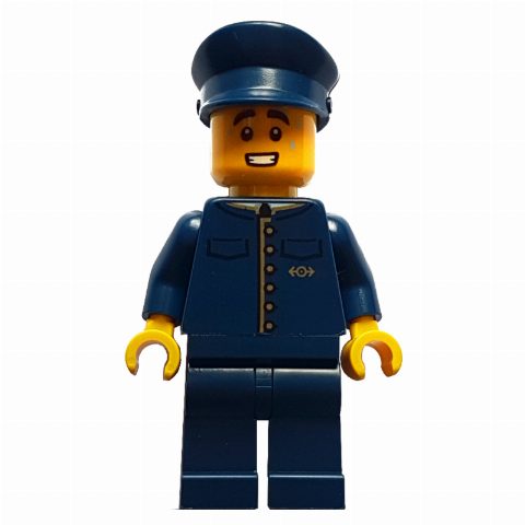 Minifigurka Porter, Dark Blue Uniform