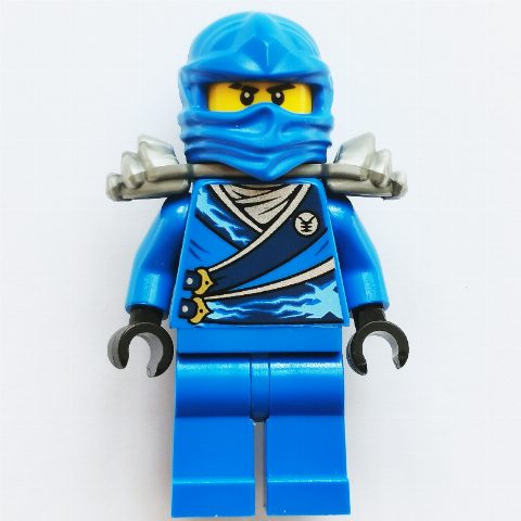Minifigurka Jay with Flat Silver Shoulder Armor (Rebooted)