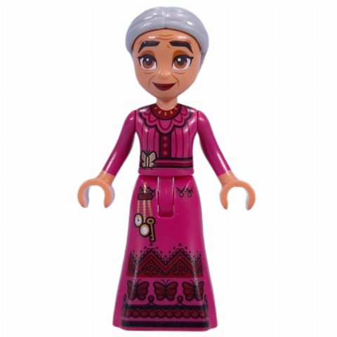 Minifigurka Alma 'Abuela' - Light Bluish Gray Hair
