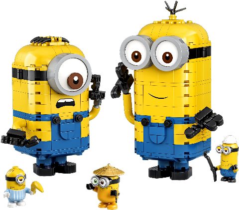 Zestaw LEGO Brick-Built Minions and Their Lair (Minions)