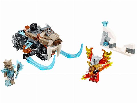 Zestaw LEGO Strainor's Saber Cycle (Legends of Chima)