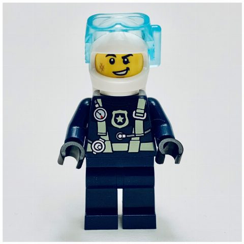 Minifigurka Police Diver (Carl Confidential)