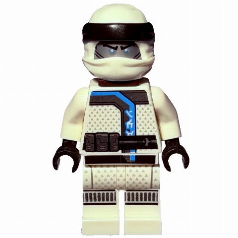 Minifigurka Zane with Neck Bracket (Sons of Garmadon)
