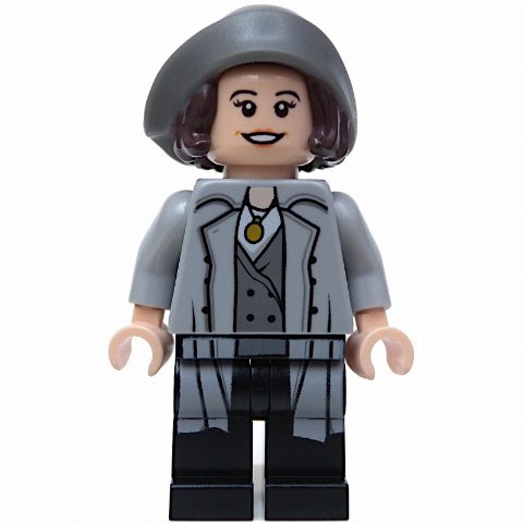 Minifigurka Tina Goldstein, Long Light Bluish Gray Coat (Dimensions)