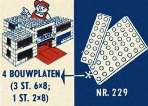 Zestaw LEGO® 6 x 8 & 2 x 8 Plates (System)