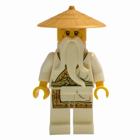 Minifigurka Master Wu in Gold Trimmed Outfit