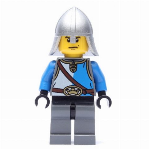 Minifigurka Knight, Blue, Helmet
