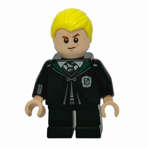 Minifigurka Draco Malfoy, Closed Slytherin Robes with Crest, Short Legs