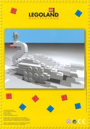 Zestaw LEGO Swan (Legoland Deutschland) (Legoland Parks)