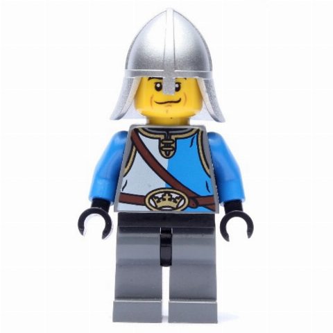 Minifigurka Knight, Blue, Helmet